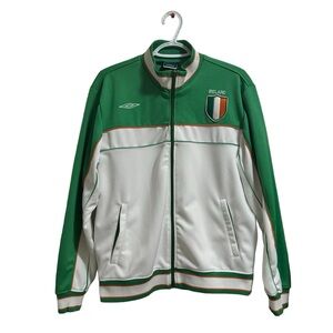 Vintage Umbro Ireland National Team Tri-Colour Light Track Jacket